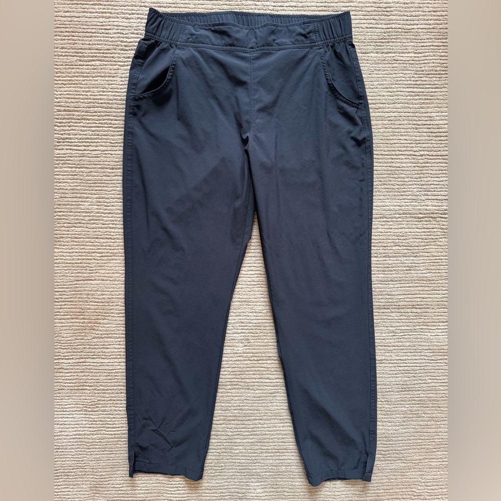 Eddie Bauer Women’s Traveler Pants Black Lightweight Stretch Pull On Size Medium